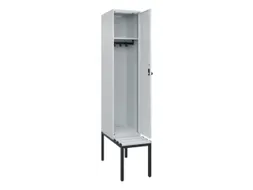 locker met bank,HxBxD 2120x400x815mm,1vak,vak B 400mm,draaigrendel