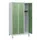 schoollocker,HxBxD 1630x900x500mm,3vak,vak B 300mm,cil.-slot,voeten