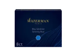 Inktpatroon Waterman lang Florida Blauw 8 stuks