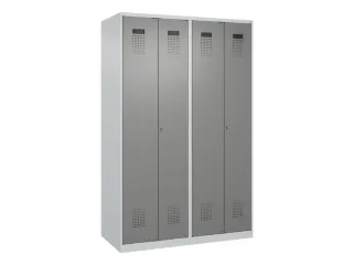 locker voor scheiding van kleding,HxBxD 1850x1200x500mm,4vak - 2