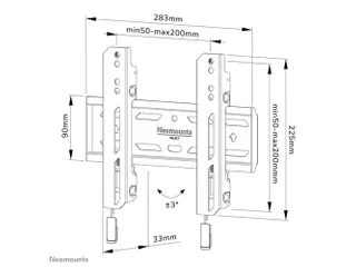Wandsteun WL30S-850BL12 TV 24-55 Inch Zwart - 6
