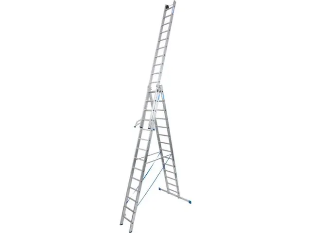 multifunctionele telescoopladder,3x14,sporten,balk L 3,9-10,25m