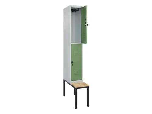 Dubbeldekse dekenkist,HxBxD 2120x300x815mm,1x2vak.,vak B 300mm