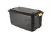 Caisse de rangement robuste 145L avec roulettes Noir