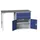 werkbank,HxBxD 930x1500x600mm,linoleumblad,2voeten/1container