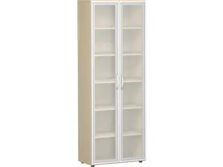 kantoorkast,HxBxD 2160x800x420mm,5xhouten vloer,6ordnerhoogte - 1