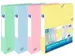Elastobox Oxford Top File+ A4 40mm pastel assorti