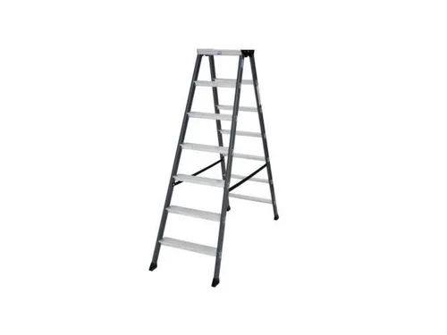 dubbele ladder,beide zijden,2x7treden,Stand H 1,05m,balk L 1,6m
