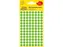 Etiket Zweckform 8mm rond blister 4 vel a 104 et. groen Non-permanent