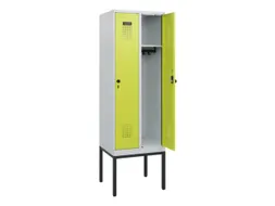 schoollocker,HxBxD 1950x600x500mm,2vak,vak B 300mm,draaigrendel