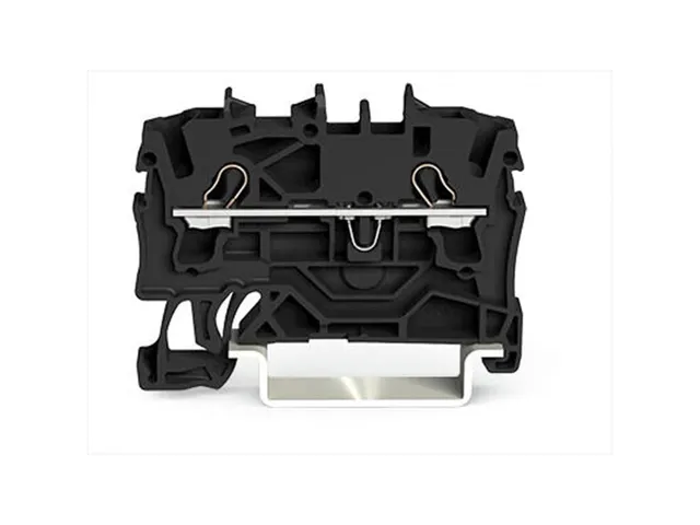 2-Draads Doorgangsklemmenblok 2,5Mm², Zwart