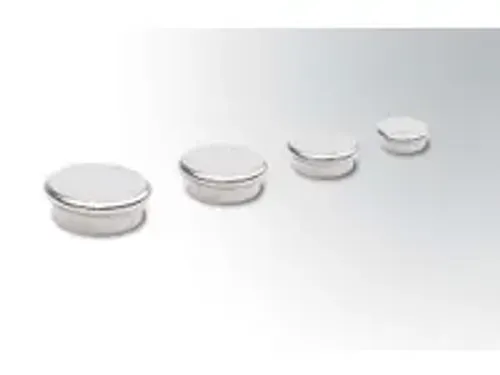 OUTLET Extra Sterke Chroom Magneten zilver 25mm 10 stuks