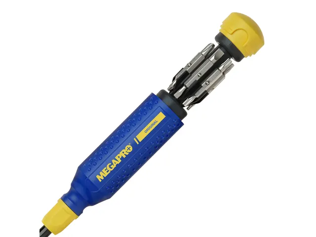 Schroevendraaier Megapro Original met 15 bits blauw