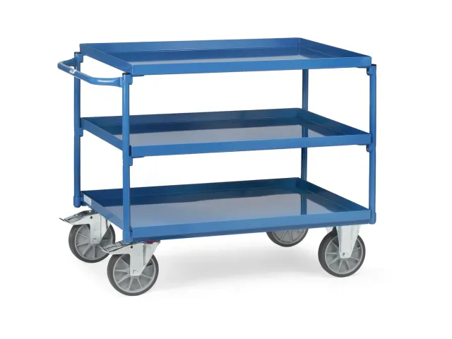 Tafelwagen 4830 Staalplaat En Rand 3 Etages 400kg 850x500mm