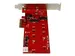 2x m.2 SSD Controller kaart - PCI Express kaart