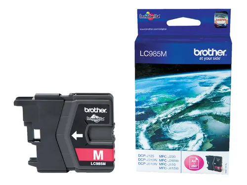 Inktcartridge Brother LC-985M rood