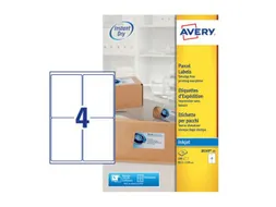 Etiket Avery J8169-25 99.1x139mm Inkjet wit 100 stuks