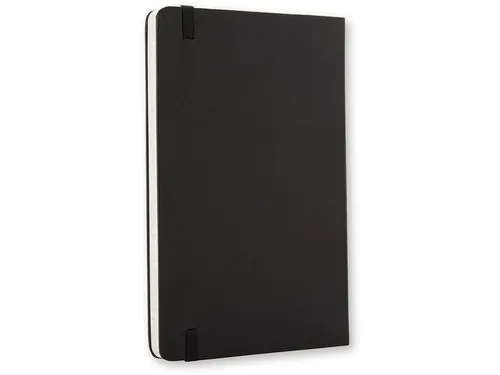 Notitieboek Moleskine pocket 90x140mm ruit 5x5mm soft cover zwart