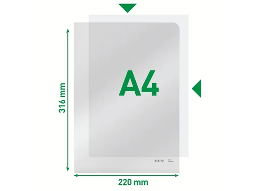 L-map Leitz 4153 premium A4 0.15mm PVC glashelder