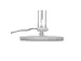 Bureaulamp MAUL Rock LED voet zilvergrijs