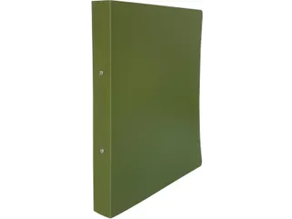 Nature ringmap voor A4 PP 2 ringen 25 mm kaki groen - 1