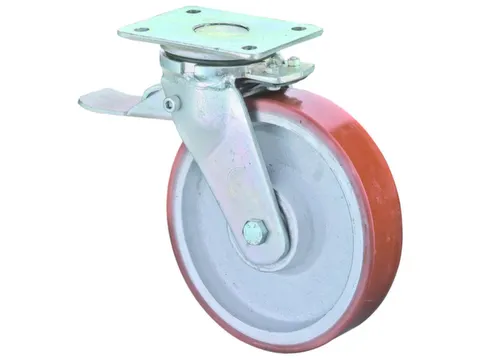 Zwenkwiel M. Rem Velg Van Gietijzer Pu-band Øxb 300x100mm 2800kg