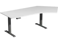 Av. régl. él. hauteur bureau d'angle HxlxP 730-1230x2166x1130mm