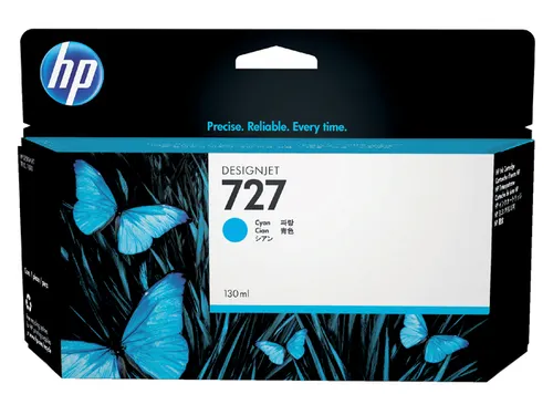 HP 727 Inktcartridge B3P19A Blauw High Capacity Origineel