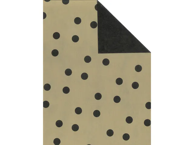 Cadeaupapier Kangaro kraft 4 dessins assorti, 70 x 200 cm, 60 rol.