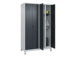 locker voor scheiding van kleding,HxBxD 1950x1200x500mm,4vak - 3