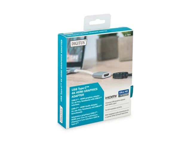 DIGITUS USB Type-C 4K HDMI grafische adapter