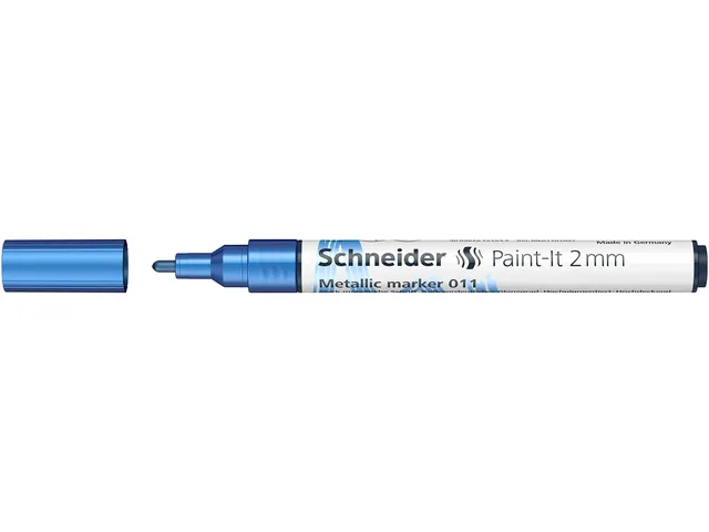 Metallic marker Schneider Paint-It 011 2mm blauw metallic