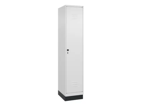 locker,HxBxD 1950x400x500mm,1vak,vak B 400mm,draaigrendel,sokkel