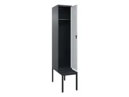 locker met bank,HxBxD 2120x400x815mm,1vak,vak B 400mm,cilinderslot