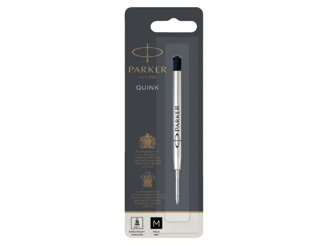 Gelschrijvervulling Parker 0.7mm Zwart