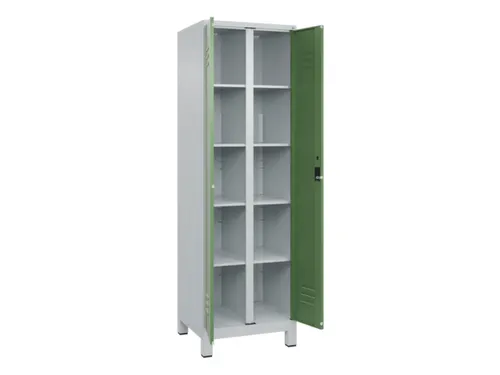 wasgoedverdeelkast,HxBxD 1950x600x500mm,vak B 300mm,cilinderslot