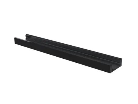 Slimline 7mm - Profiel Voor Ledstrip - 2m - Zwart