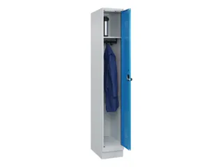 locker,HxBxD 1950x300x500mm,1vak,vak B 300mm,draaigrendel,sokkel - 1