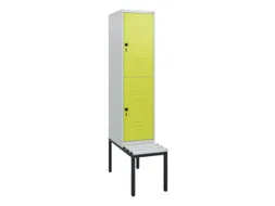Dubbeldekse dekenkist,HxBxD 1950x400x815mm,1x2vak.,vak B 400mm
