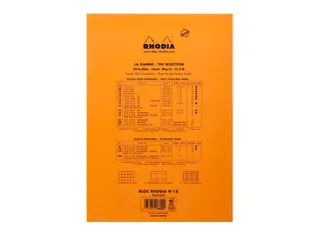 Schrijfblok Rhodia A4 lijn 80 vel 80gr oranje - 4