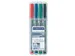 Viltstift Staedtler OHP Lumocolor 315 Non Permanent 1.0mm Assorti 4st
