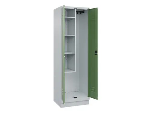 schoonmaakkast,HxBxD 1950x600x500mm,links 4vakken
