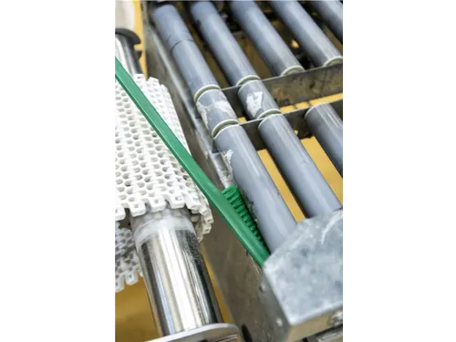 Vikan Hygiene precisieborstel lange steel 600mm medium vezels Groen