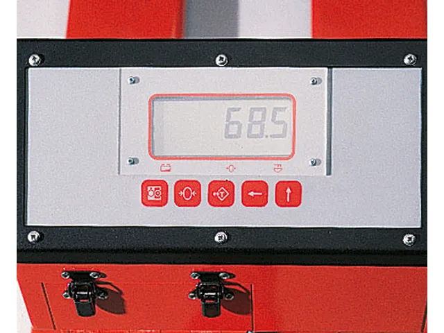 Palletwagen 2.2t Zwenk-/vorkwielen Rubber/vulkollan