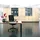 kantoorstelling,HxBxD 1920x1000x430mm,4xhouten vloer,decor romp noten