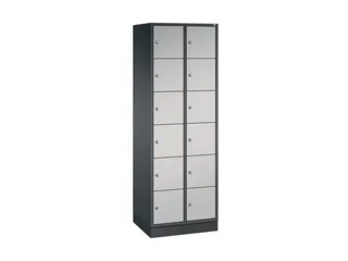 lockerkast,HxBxD 1950x620x500mm,2x6vakken,cil.-slot,sokkel - 2
