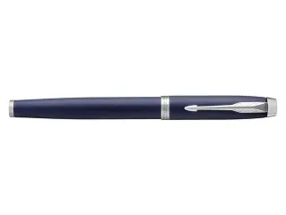 Rollerpen Parker IM Matte blue CT Finish Fijn Zwarte inkt - 3