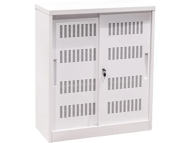 Euroseats Schuifdeurkast 105x90x40cm Wit