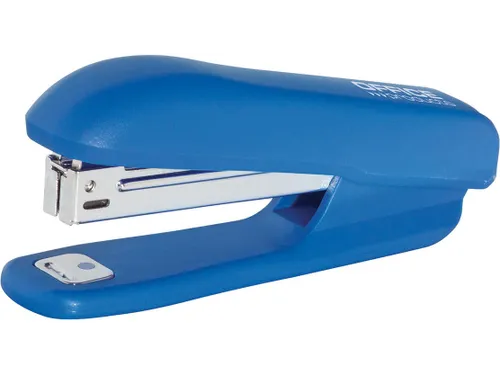 Nietmachine kunststof voor nietjes nr.10 tot 16 vel 50mm blauw