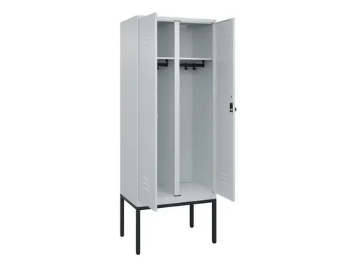 locker voor scheiding van kleding,HxBxD 2120x800x500mm,2vak